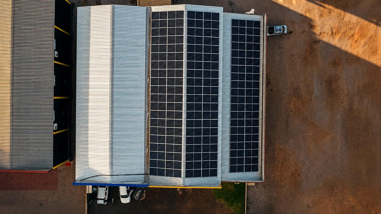 Instalação fotovoltaica comercial em Içara